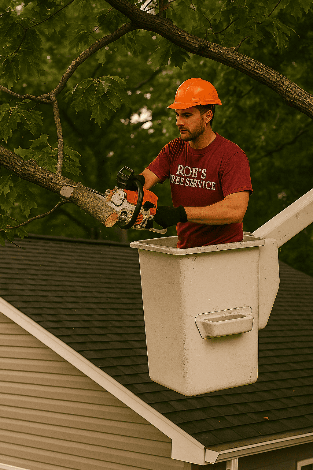 Overhanging Branch Trimming for Insurance Compliance